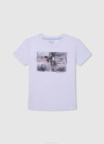 djevojka nježno ružičasta rebrasta košulja s izvezenim logom Pepe Jeans JZ8H1460 - Slika 5