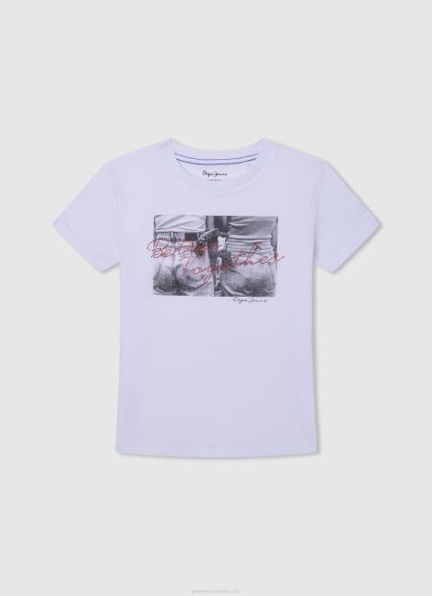 djevojka nježno ružičasta rebrasta košulja s izvezenim logom Pepe Jeans JZ8H1460 - Slika 5
