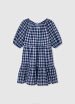 djevojka ocean krep haljina s prekriženim dekolteom Pepe Jeans JZ8H1373 - Slika 3