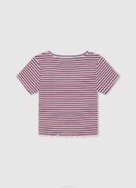 djevojka ocean rebrasta majica s prugastim printom Pepe Jeans JZ8H1466 - Slika 2
