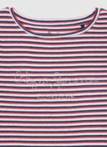 djevojka ocean rebrasta majica s prugastim printom Pepe Jeans JZ8H1466 - Slika 3
