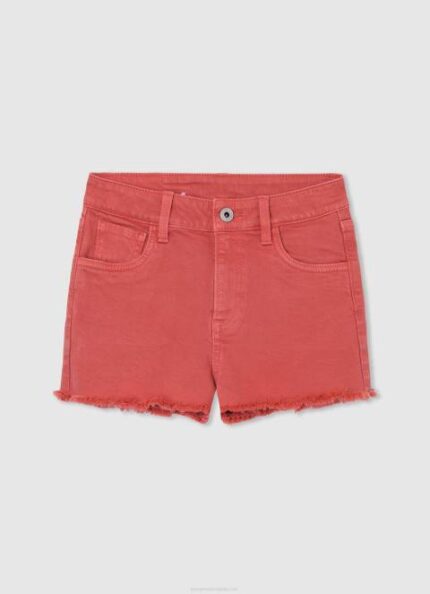 djevojka studio crvena patty kratke hlače običnog kroja Pepe Jeans JZ8H1494