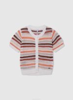 djevojka studio crvena rebrasta pamučna košulja Pepe Jeans JZ8H1420 - Slika 5