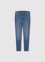 djevojka traper pixlette uske traperice visokog struka Pepe Jeans JZ8H1365