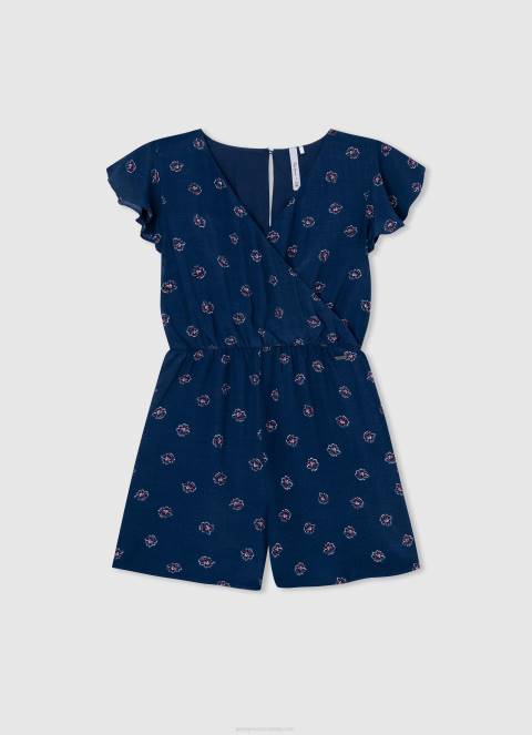djevojka traper traper haljina s rukavima s otvorom za ruke Pepe Jeans JZ8H1385 - Slika 4