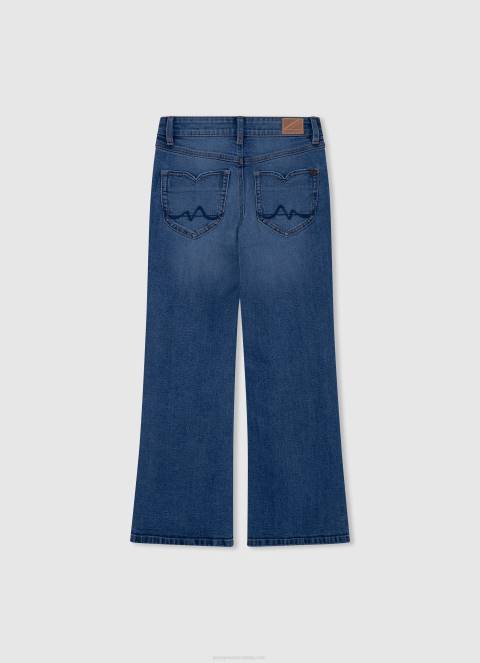 djevojka traper willa jr lepršave traperice visokog struka Pepe Jeans JZ8H1368 - Slika 2