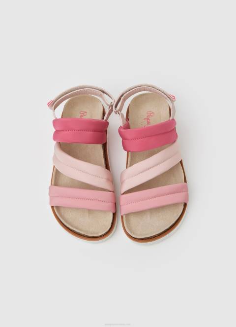 djevojka tvornički ružičasta berlin cloud anatomske sandale Pepe Jeans JZ8H1343 - Slika 2