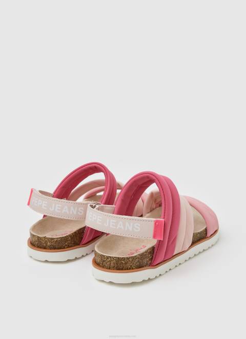 djevojka tvornički ružičasta berlin cloud anatomske sandale Pepe Jeans JZ8H1343 - Slika 4