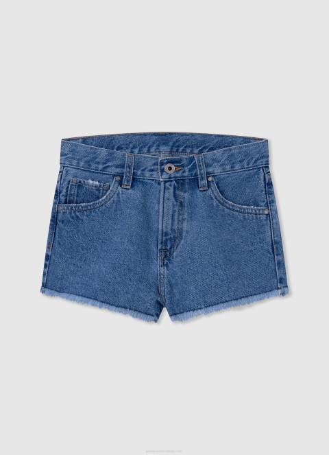 djevojka zaljev pamučne kratke hlače s elastičnim strukom Pepe Jeans JZ8H1501 - Slika 5