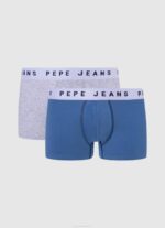 muškarci bijela 2 paketa rastezljivih pamučnih gaćica Pepe Jeans JZ8H1149 - Slika 3