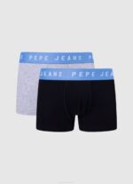 muškarci bijela 2 pakiranja rastezljivih pamučnih bokserica Pepe Jeans JZ8H1146 - Slika 5
