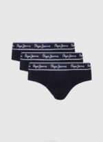 muškarci bijela 3 pakiranja rastezljivih pamučnih bokserica Pepe Jeans JZ8H1159 - Slika 3