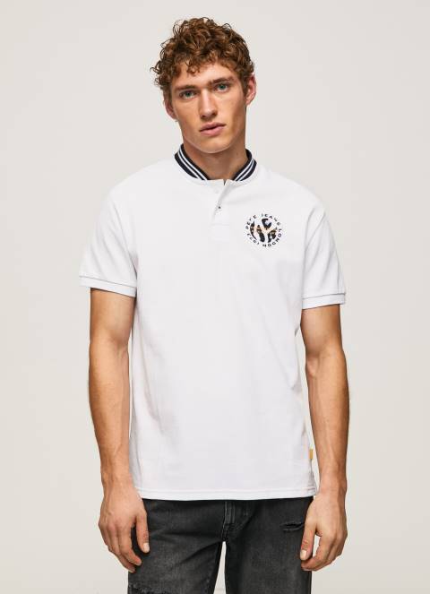 muskarci_bijela_bejzbol_ovratnik_pique_polo_majica_pepe_jeans_jz8h1087.jpg muškarci bijela bejzbol ovratnik pique polo majica Pepe Jeans JZ8H1087 - Slika 1