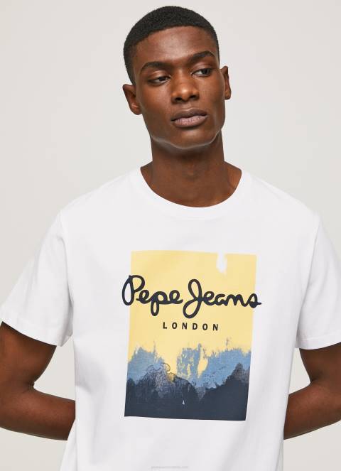 muskarci_bijela_majica_s_printom_logotipa_pepe_jeans_jz8h974.jpg muškarci bijela majica s printom logotipa Pepe Jeans JZ8H974 - Slika 1