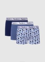 muškarci crno 3 paketa elastičnih pamučnih gaćica Pepe Jeans JZ8H1158 - Slika 5