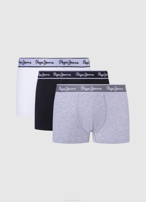 muškarci dulwich 2 pakiranja gaćica s tiskanim logotipom Pepe Jeans JZ8H1163 - Slika 5