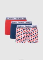 muškarci dulwich p print tk bokserice od 3 komada Pepe Jeans JZ8H1155 - Slika 3