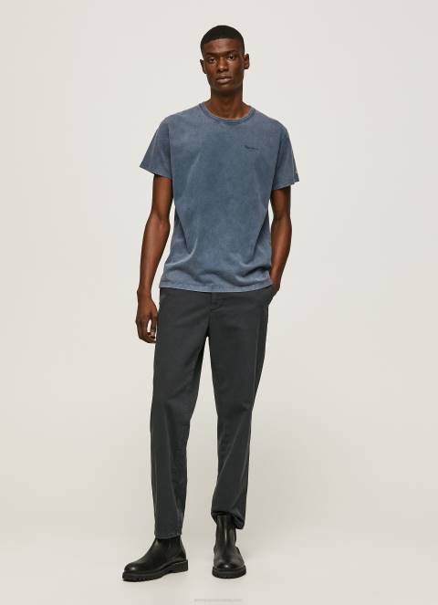 muškarci dulwich pamučna majica s otisnutim logotipom Pepe Jeans JZ8H948 - Slika 2