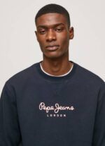 muškarci dulwich pamučni džemper s otisnutim logotipom Pepe Jeans JZ8H884 - Slika 3