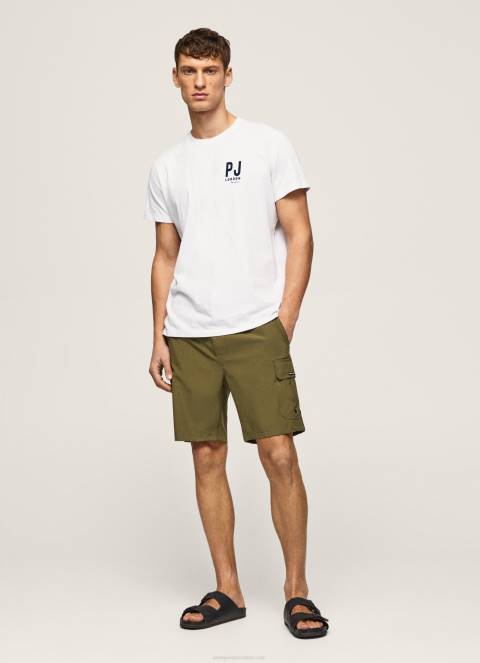 muškarci harvard kaki fergus kratke hlače za kupaći kostim Pepe Jeans JZ8H1141 - Slika 1