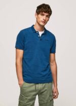 muškarci indigo iznošena pamučna polo majica Pepe Jeans JZ8H1079