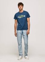 muškarci jarman pamučna majica s logotipom kistova Pepe Jeans JZ8H983 - Slika 2