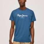 muškarci jarman pamučna majica s otisnutim logotipom Pepe Jeans JZ8H934