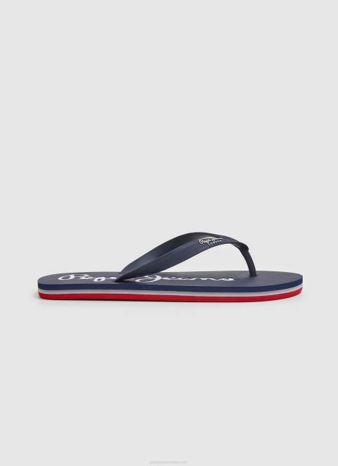 muškarci mornarica bay beach osnovne japanke za plažu Pepe Jeans JZ8H1258 - Slika 1