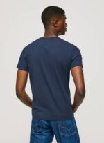 muškarci mornarica pamučna majica kratkih rukava Pepe Jeans JZ8H1005 - Slika 5