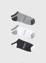 muškarci multi 3 paketa čarapa za gležnjeve Pepe Jeans JZ8H1145