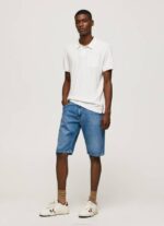 muškarci prljavo bijelo polo majica pamučno rublje Pepe Jeans JZ8H1089 - Slika 2