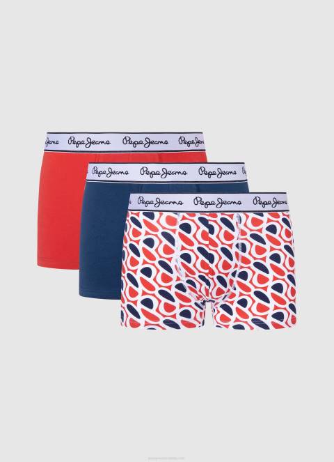 muškarci sivi lapor 3 paketa elastičnih pamučnih gaćica Pepe Jeans JZ8H1157 - Slika 5