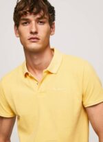 muškarci sjaj pike polo majica s izvezenim logotipom Pepe Jeans JZ8H1081