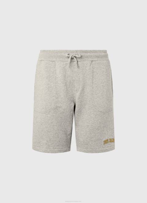 muškarci svijetlosivi lapor kolovoza sportske kratke hlače Pepe Jeans JZ8H1136 - Slika 1