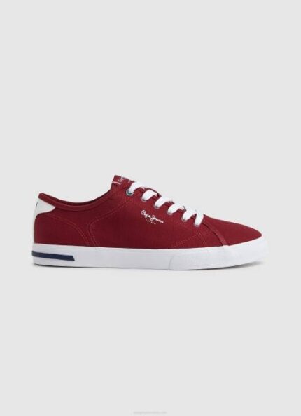 muškarci tamno crvena kenton road basic tenisice Pepe Jeans JZ8H1211