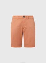 muškarci tikvica naranča pamučne chino kratke hlače Pepe Jeans JZ8H1132 - Slika 5