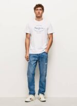 muškarci traper easton spuštene traperice opuštenog kroja Pepe Jeans JZ8H819