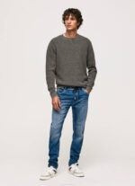 muškarci traper jagger uske traperice srednje visine Pepe Jeans JZ8H794