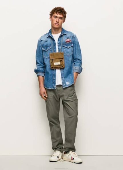 muškarci traper noah traper košulja regularnog kroja Pepe Jeans JZ8H1049