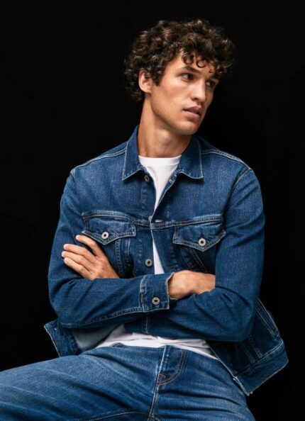 muškarci traper traper jakna regularnog kroja Pepe Jeans JZ8H823