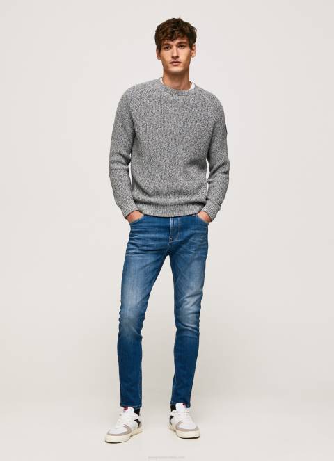 muškarci traper traperice srednjeg kroja mason skinny fit Pepe Jeans JZ8H791 - Slika 1
