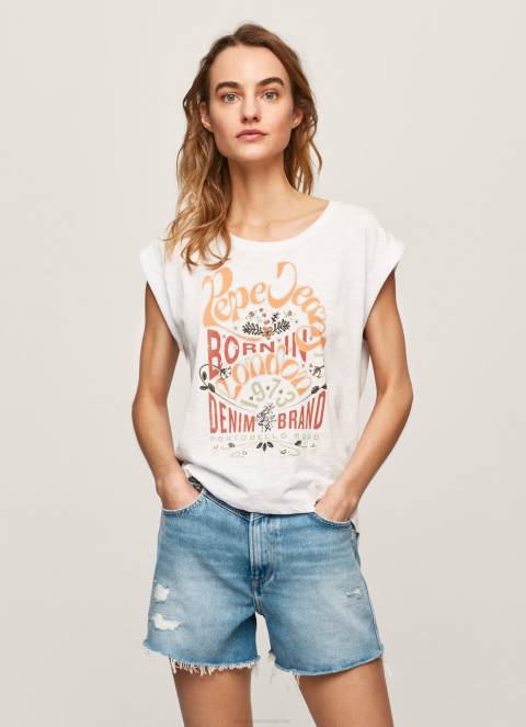 zene_bijela_majica_s_printom_logotipa_pepe_jeans_jz8h463.jpg žene bijela majica s printom logotipa Pepe Jeans JZ8H463 - Slika 1