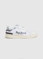 žene bijela milton mrežaste kombinirane tenisice Pepe Jeans JZ8H612