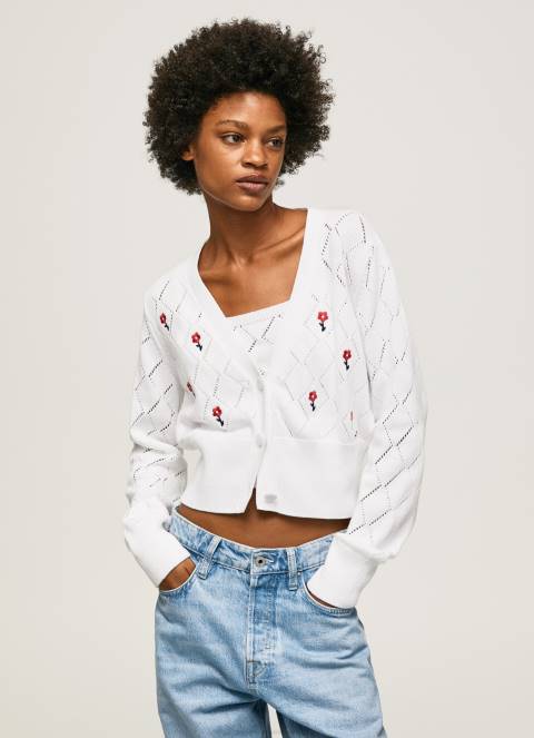 zene_bijela_pamucni_kardigan_s_izvezenim_cvijecem_pepe_jeans_jz8h231.jpg žene bijela pamučni kardigan s izvezenim cvijećem Pepe Jeans JZ8H231 - Slika 1