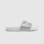 žene biserno srebro slider slatke japanke za plažu Pepe Jeans JZ8H694