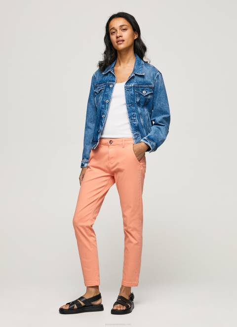 zene_breskva_maura_obicne_chino_hlace_pepe_jeans_jz8h308.jpg žene breskva maura obične chino hlače Pepe Jeans JZ8H308 - Slika 1