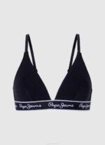 žene crno klasične gaćice s otisnutim logom Pepe Jeans JZ8H550 - Slika 4
