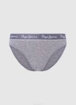 žene crno klasične tange s otisnutim logom Pepe Jeans JZ8H549 - Slika 4