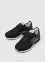 žene crno london troy kombinirane tenisice Pepe Jeans JZ8H611 - Slika 3