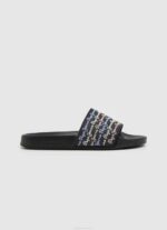 žene crno slider set japanke za plažu Pepe Jeans JZ8H692